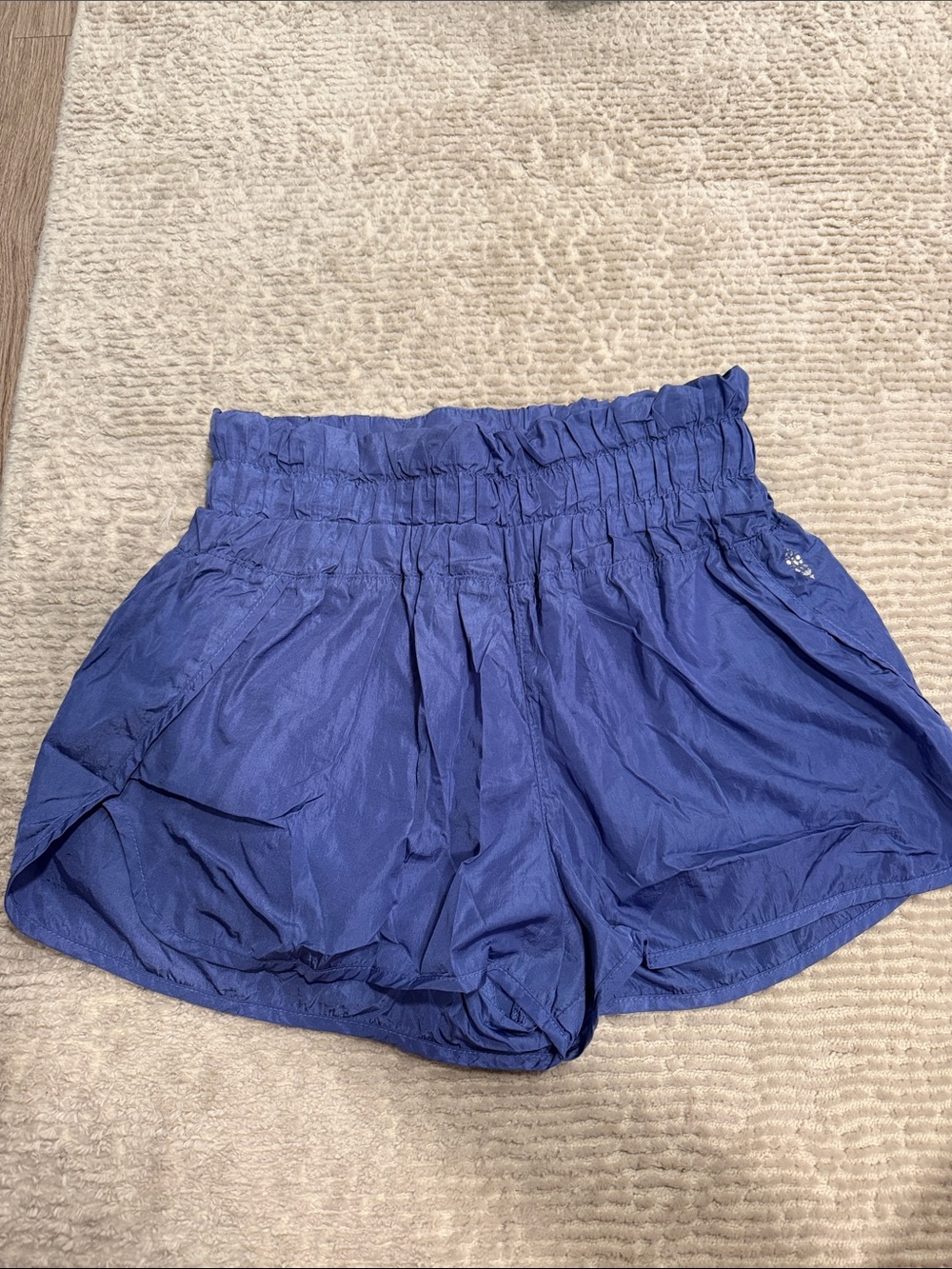 Free people movement Women’s High-Waist Blue Casual Shorts
